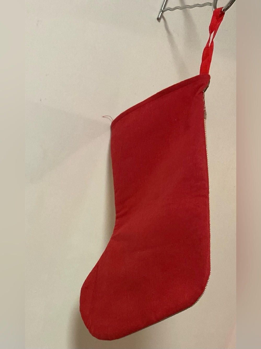 ✨ Diamond Art Christmas Stocking Burlap Plaid Wreath Holiday Decor Sealed - Picture 2 of 2